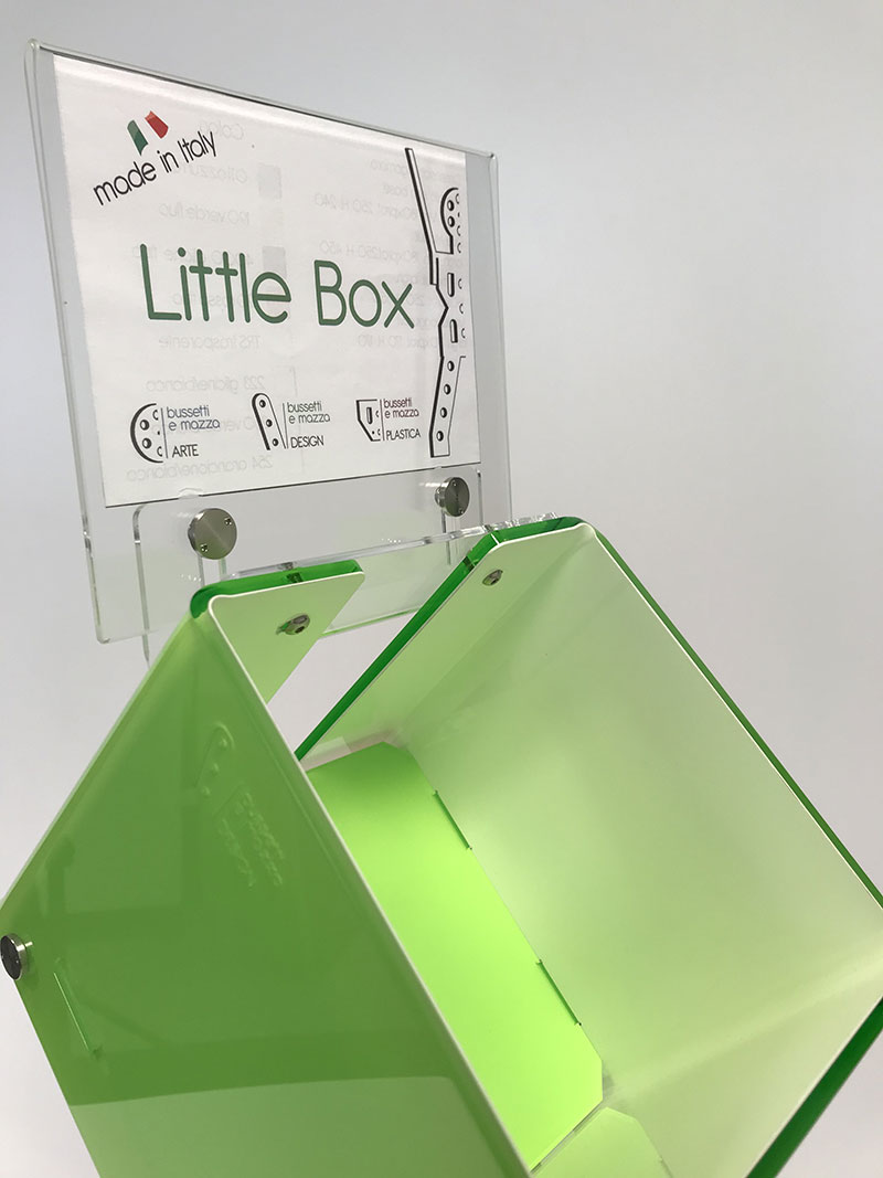 Espositore da banco in plexiglass Little Box